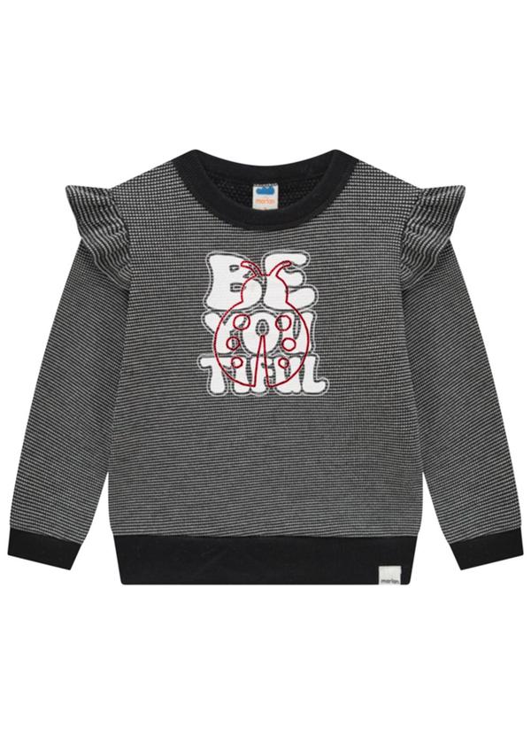 Marlan - Conjunto Blusão e Calça em Moletom Preto 3