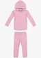 Rovi Kids - Conjunto Blusão e Calça Feminino Vermelho - variação: Rosa