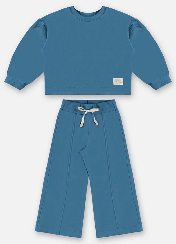 Up Baby - Conjunto Blusão e Calça Infantil Azul 1