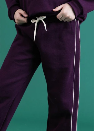 Soft Bonni - Conjunto Blusão e Calça Infantil Borgonha - SOFT BONNI