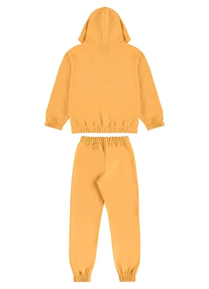 Guloseima - Conjunto Blusão e Calça Infantil Laranja - GULOSEIMA