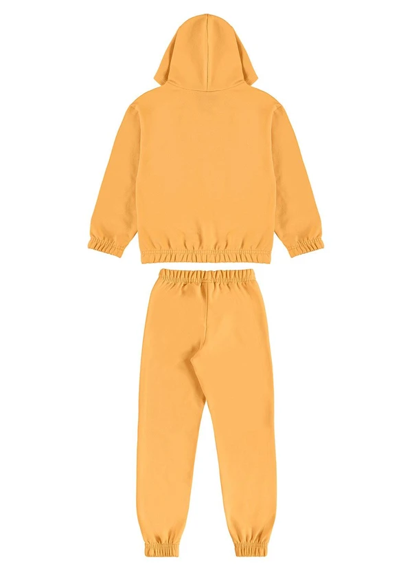 Guloseima - Conjunto Blusão e Calça Infantil Laranja 2