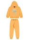 Guloseima - Conjunto Blusão e Calça Infantil Azul - variação: Laranja