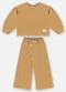Up Baby - Conjunto Blusão e Calça Infantil Marrom - variação: Marrom