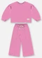 Up Baby - Conjunto Blusão e Calça Infantil Marrom - variação: Roxo