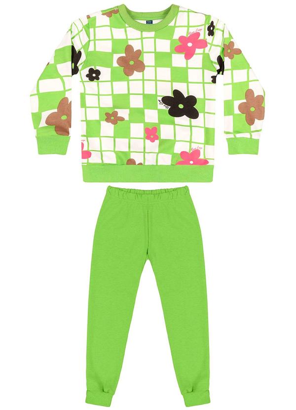 Bee Loop - Conjunto Blusão e Calça Infantil Verde