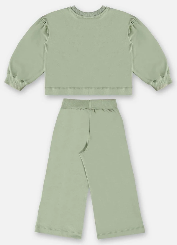 Up Baby - Conjunto Blusão e Calça Infantil Verde 2