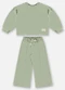 Up Baby - Conjunto Blusão e Calça Infantil Marrom - variação: Verde
