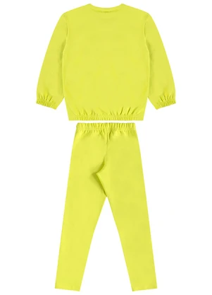 Guloseima - Conjunto Blusão e Calça Infantil Verde - GULOSEIMA
