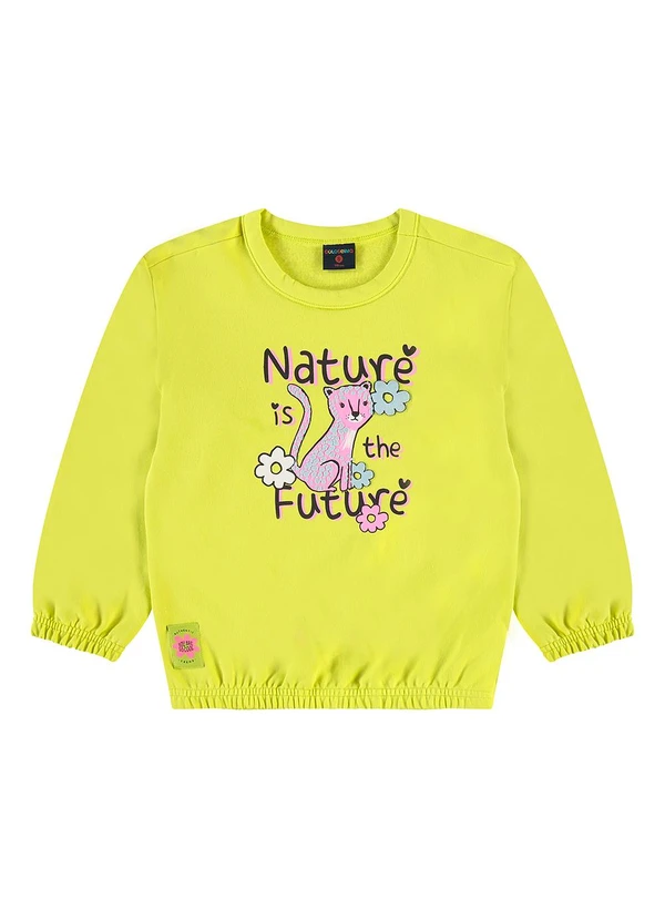 Guloseima - Conjunto Blusão e Calça Infantil Verde 3