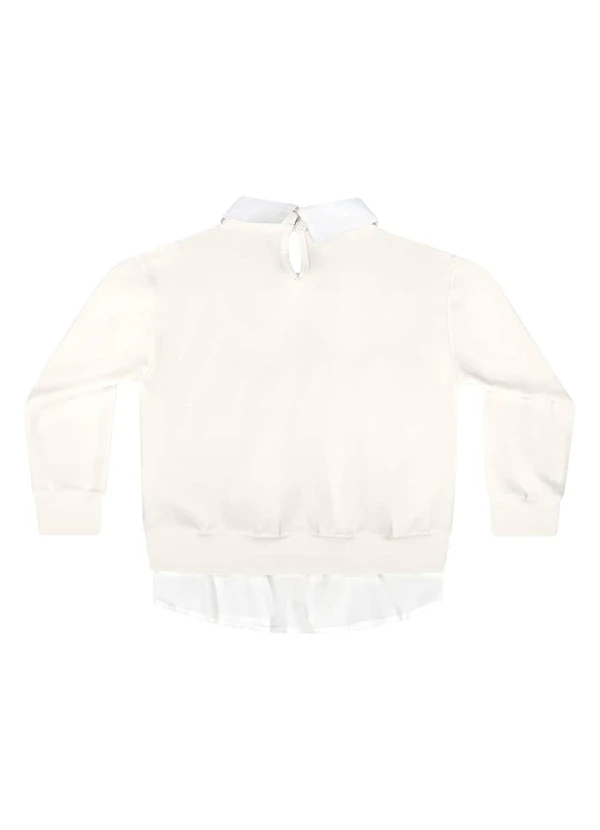 Quimby - Conjunto Blusão e Calça Legging Bege 4