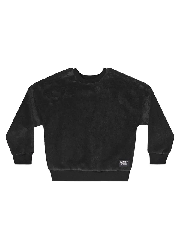 Quimby - Conjunto Blusão e Calça Legging Preto 3