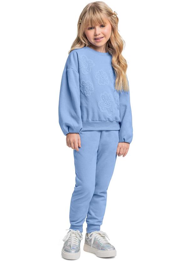 Quimby - Conjunto Blusão e Calça Menina Azul 1