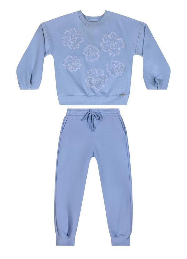 Quimby - Conjunto Blusão e Calça Menina Azul 3