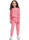 Quimby - Conjunto Blusão e Calça Menina Bege - variação: Rosa