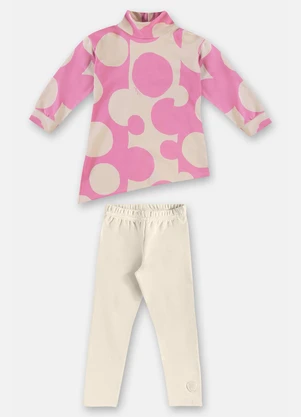 Up Baby - Conjunto Blusão e Calça Menina Rosa - UP BABY