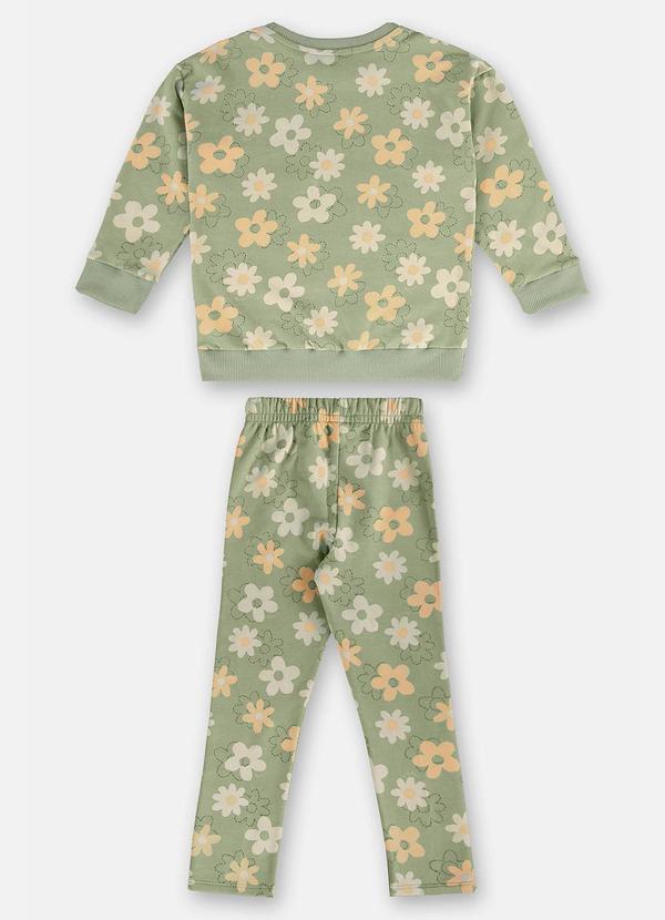 Up Baby - Conjunto Blusão e Calça Menina Verde 3