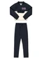 Marlan - Conjunto Blusão e Calça Molecotton I'M Girl Azul - variação: Preto