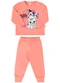 Marlan - Conjunto Blusão e Calça Moletom Cats Laranja - variação: Laranja