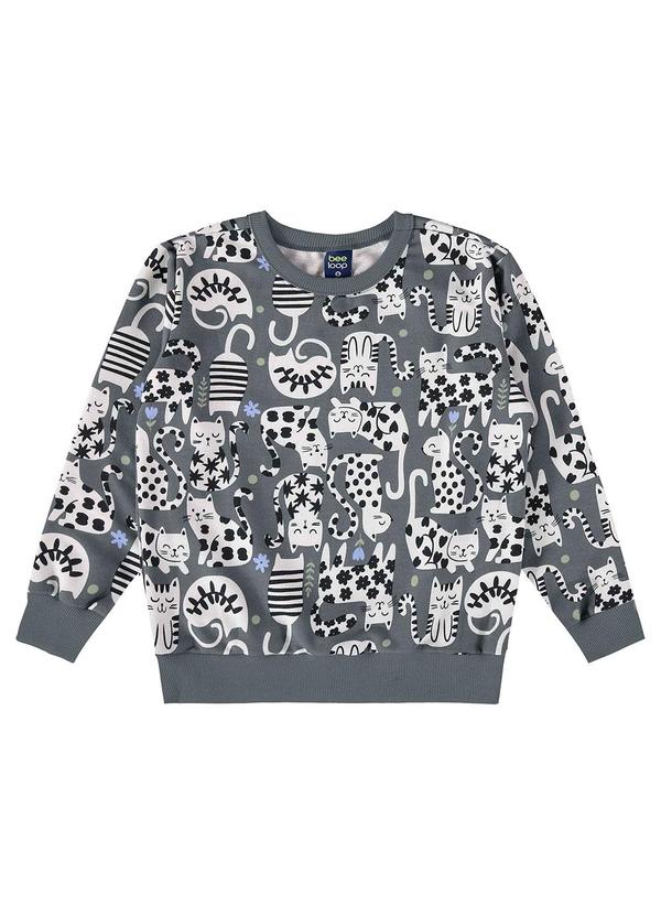 Bee Loop - Conjunto Blusão e Calça Moletom Cinza 3