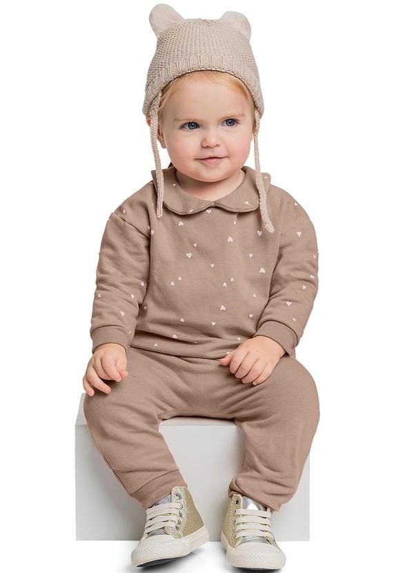 Quimby - Conjunto Blusão e Calça para Bebê Marrom 1