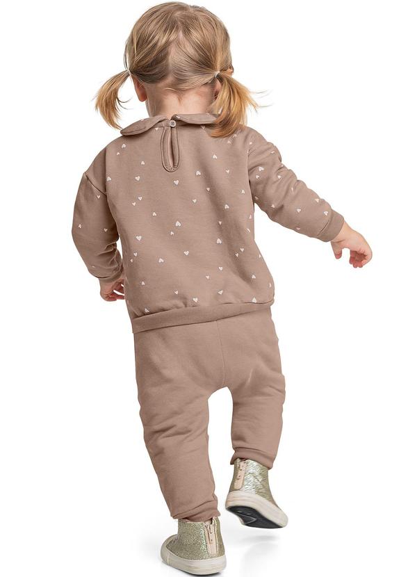 Quimby - Conjunto Blusão e Calça para Bebê Marrom 2