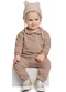 Quimby - Conjunto Blusão e Calça para Bebê Rosa - variação: Marrom