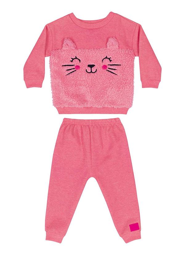 Quimby - Conjunto Blusão e Calça para Bebê Rosa 1