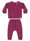 Quimby - Conjunto Blusão e Calça para Bebê Rosa - variação: Rosa