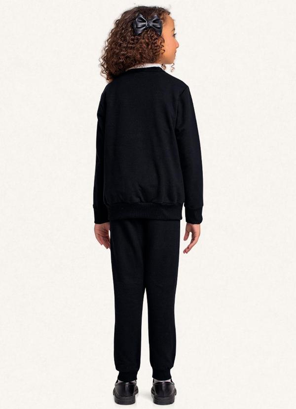 Fakini Kids - Conjunto Blusão e Calça Preto 2