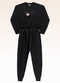 Fakini Kids - Conjunto Blusão e Calça Marrom - variação: Preto