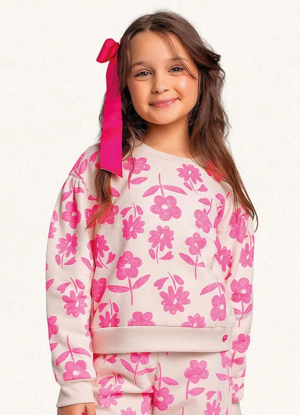 Fakini Kids - Conjunto Blusão e Calça Rosa 3
