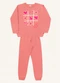 Fakini Kids - Conjunto Blusão e Calça Preto - variação: Rosa
