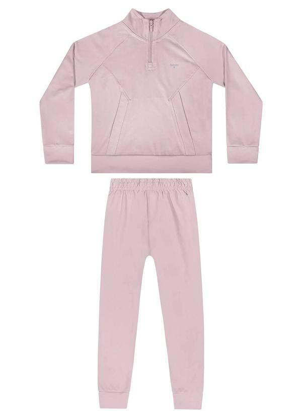 Quimby - Conjunto Blusão e Calça Rosa