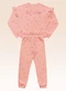 Fakini Kids - Conjunto Blusão e Calça Amarelo - variação: Rosa