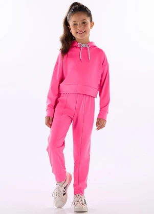 Quimby - Conjunto Blusão e Calça Rosa - QUIMBY