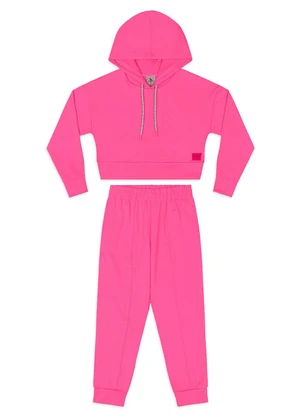 Quimby - Conjunto Blusão e Calça Rosa - QUIMBY