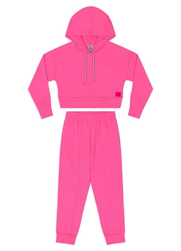 Quimby - Conjunto Blusão e Calça Rosa 2
