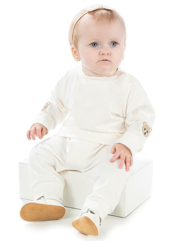 Amada - Conjunto Blusão e Calça Saruel Bege