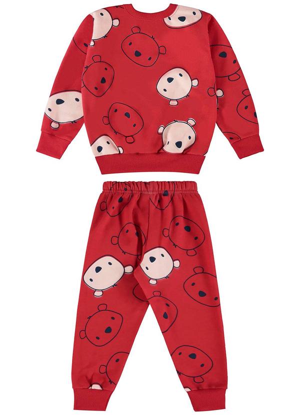 Bee Loop - Conjunto Blusão e Calça Vermelho 2