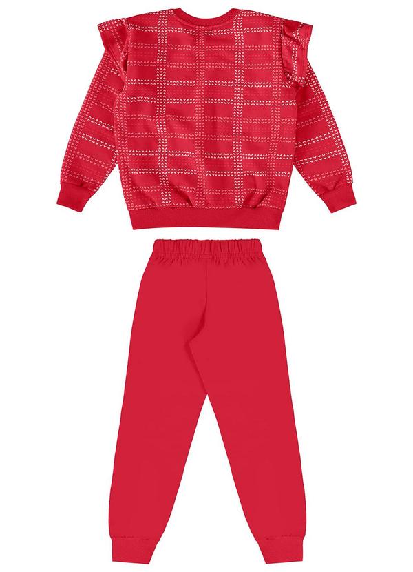 Bee Loop - Conjunto Blusão e Calça Vermelho 3