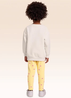 Fakini Kids - Conjunto Blusão e Legging Bege - FAKINI KIDS