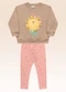 Fakini Kids - Conjunto Blusão e Legging Bege - variação: Bege