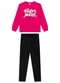 Marlan - Conjunto Blusão e Legging em Molecotton Laranja - variação: Rosa