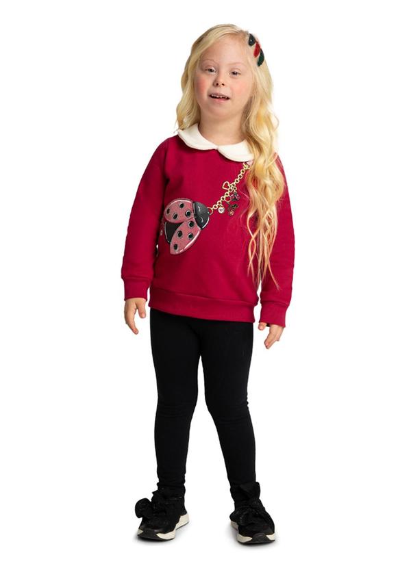 Marlan - Conjunto Blusão e Legging em Molecotton Vermelho 4