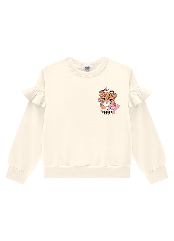 Marlan - Conjunto Blusão e Legging Jeans Bege 3