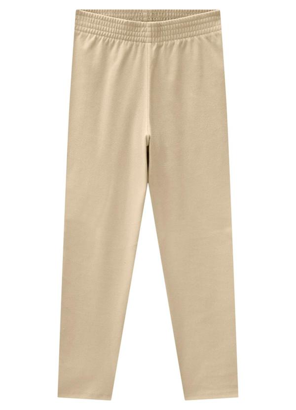 Marlan - Conjunto Blusão e Legging Jeans Bege 4