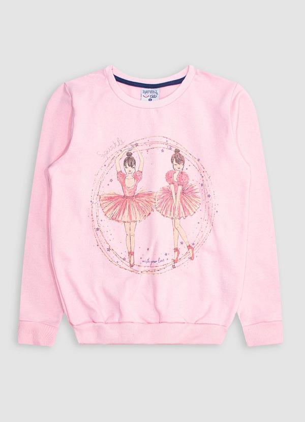 Turminha - Conjunto Blusão e Legging Menina Rosa 2