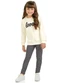 Marlan - Conjunto Blusão e Legging Pied Bege - variação: Bege