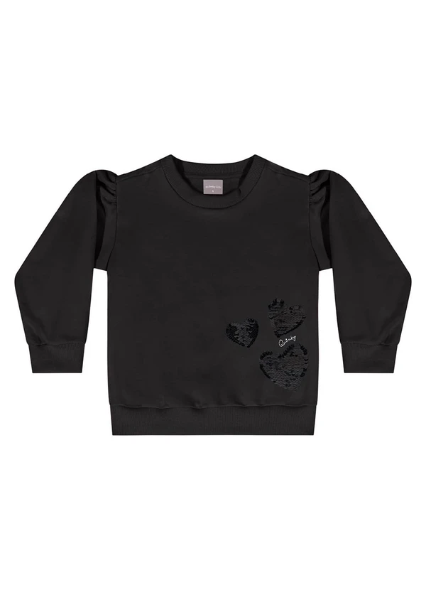 Quimby - Conjunto Blusão e Saia para Menina Preto 4